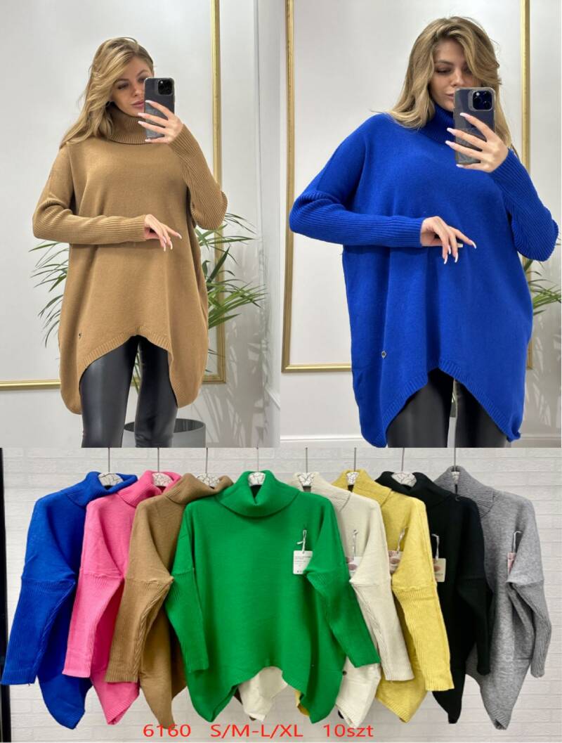 Tuniki damskie Roz S/M-L/XL, Mix Kolor .Paczka 10 szt